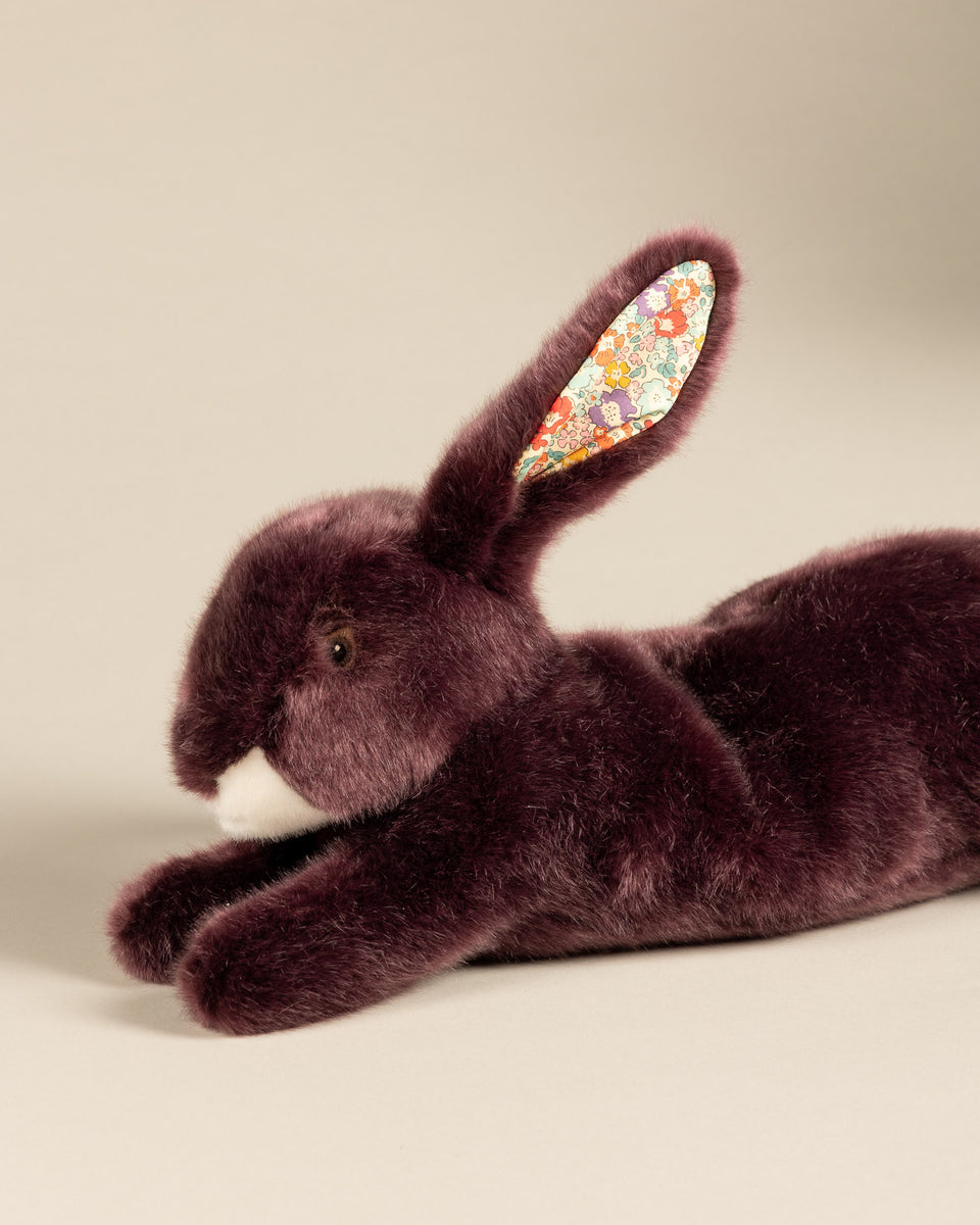 Martin the Rabbit | Prune | Orange Liberty Print – Calisson Toys