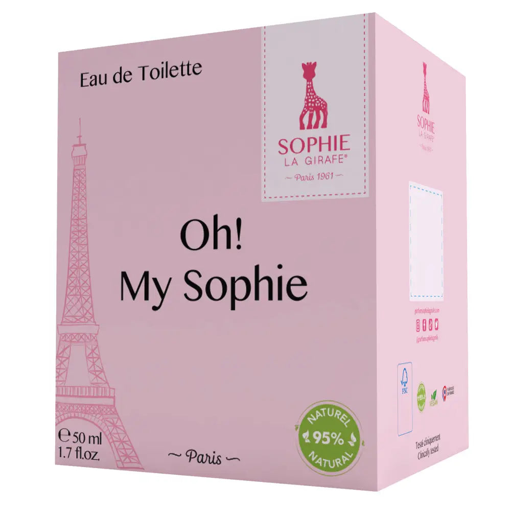 Pink box containing Oh! My Sophie eau de toilette