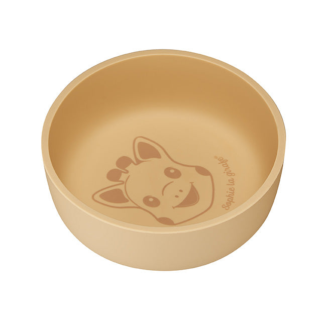 Sophie the giraffe beige silicone bowl for toddler feeding