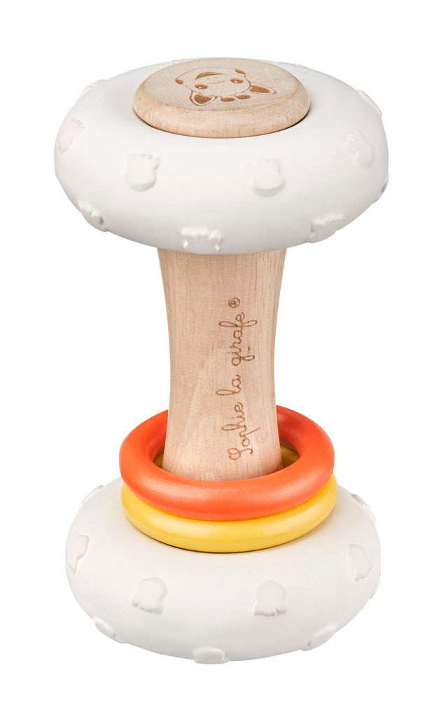 Sophie la girafe so'pure totem rattle made from hevea wood and natural rubber for baby