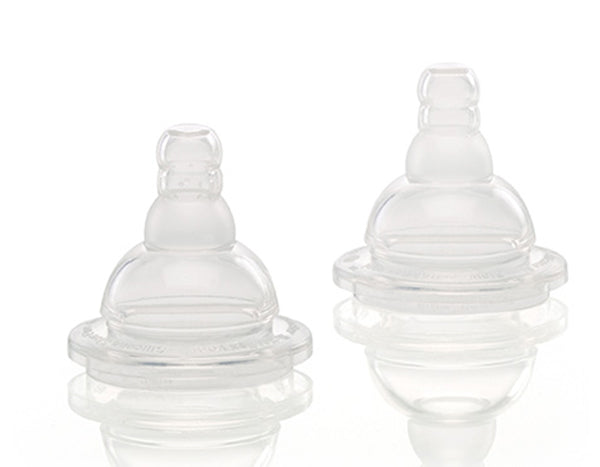 Two mii sophie baby bottle nipples for newborn