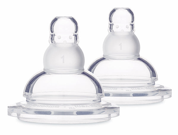 Two mii sophie bottle nipples for newborn