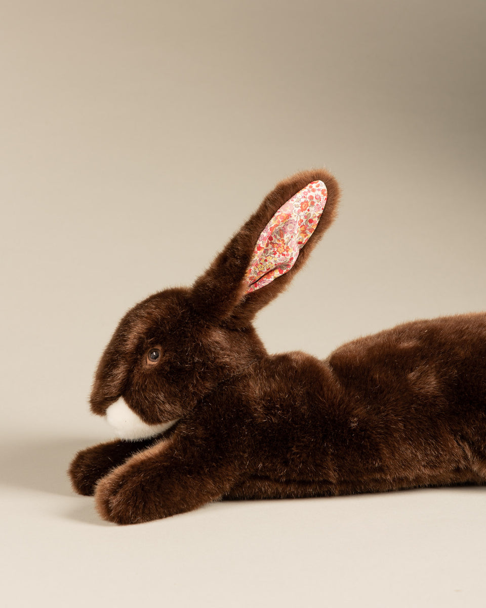 Martin the Rabbit | Chocolate | Red Liberty Print – Calisson Toys