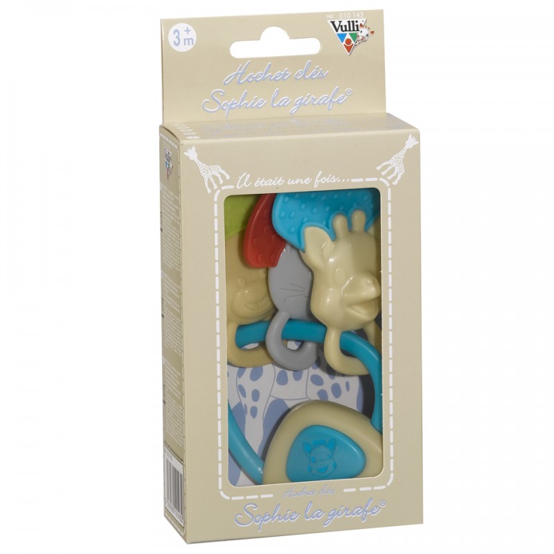 sophie and friends key rattle in box