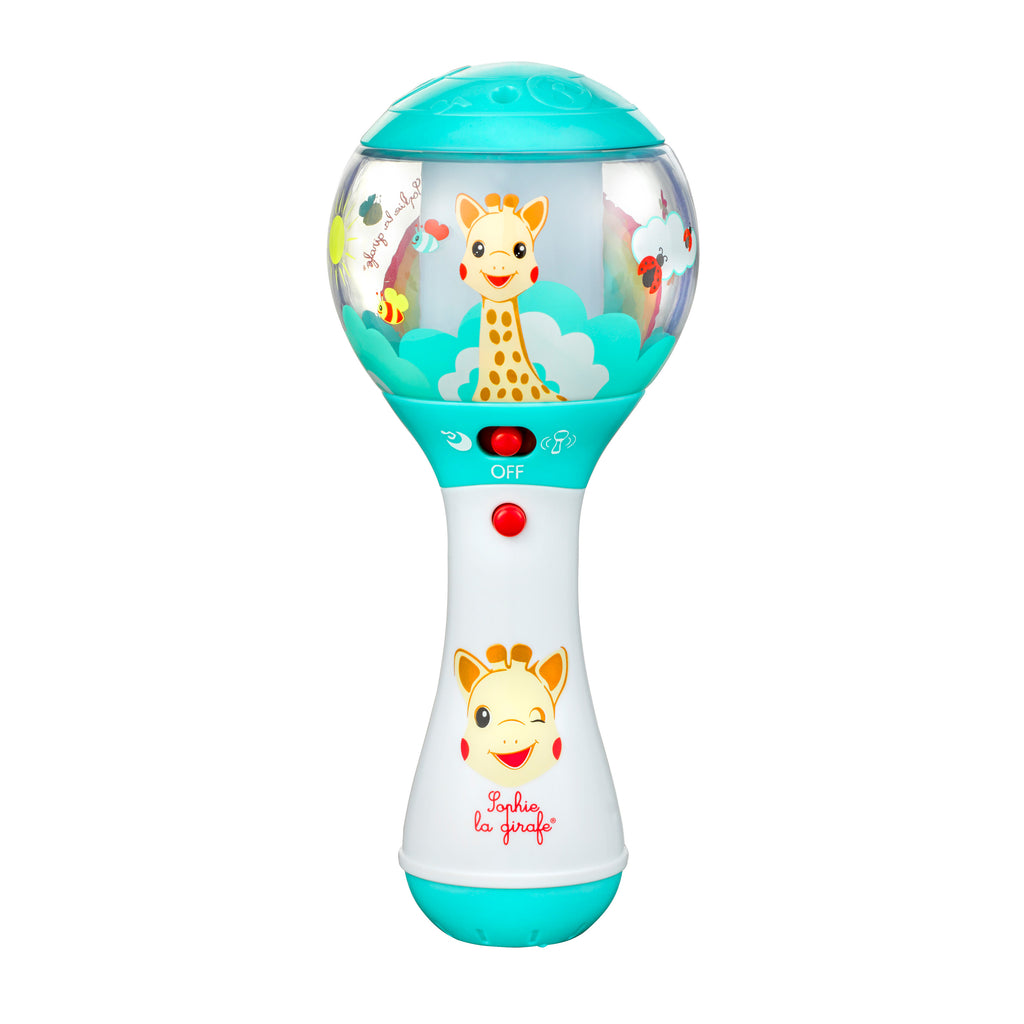 Sophie the giraffe electronic rattle and music maker for babies and toddlers