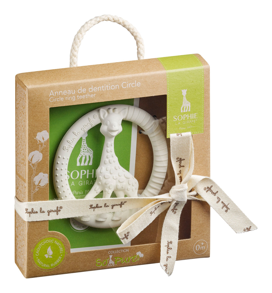 sophie so'pure circle teether in box