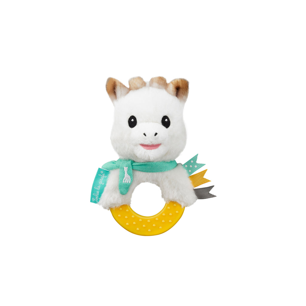 Sophie sweetie soft rattle and teether for baby