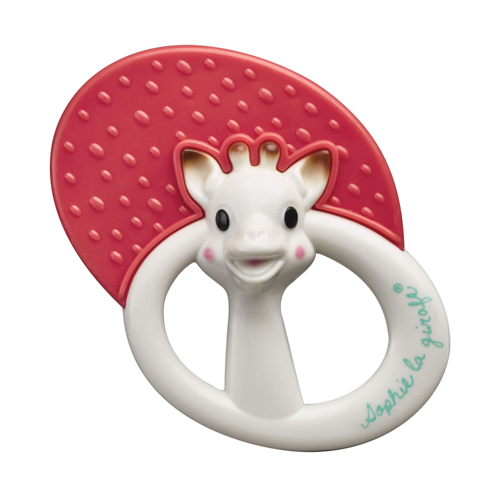 Sophie the giraffe red teething rattle